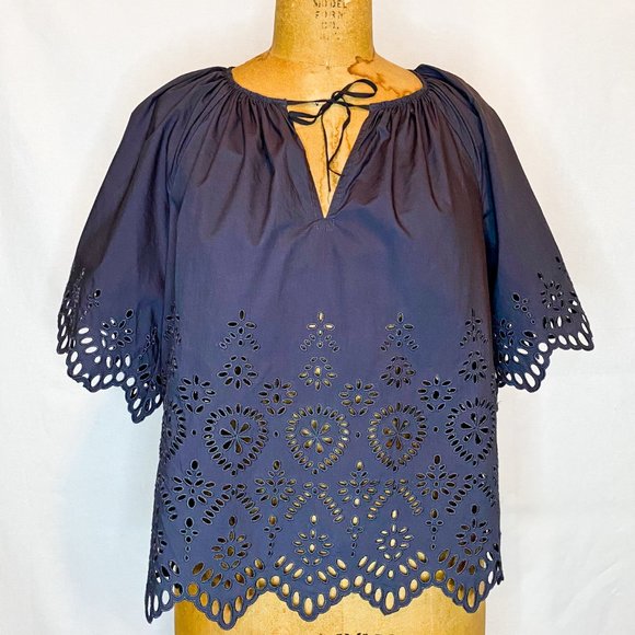 Rebecca Taylor Eyelet Top - Picture 6 of 11